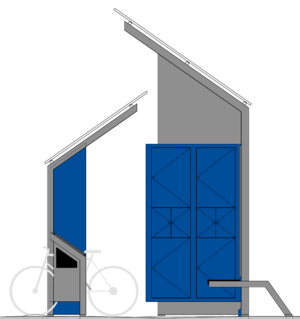 Zeichnung einer Radstätte des Typs 1